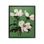 Modern Art Flowers 19 Framed Canvas Print Gallery Image 8