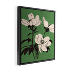Modern Art Flowers 19 Framed Canvas Print Gallery Image 2