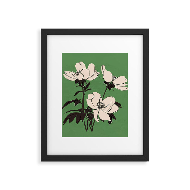 Modern Art Flowers 19 Framed Art Print Gallery Image 6