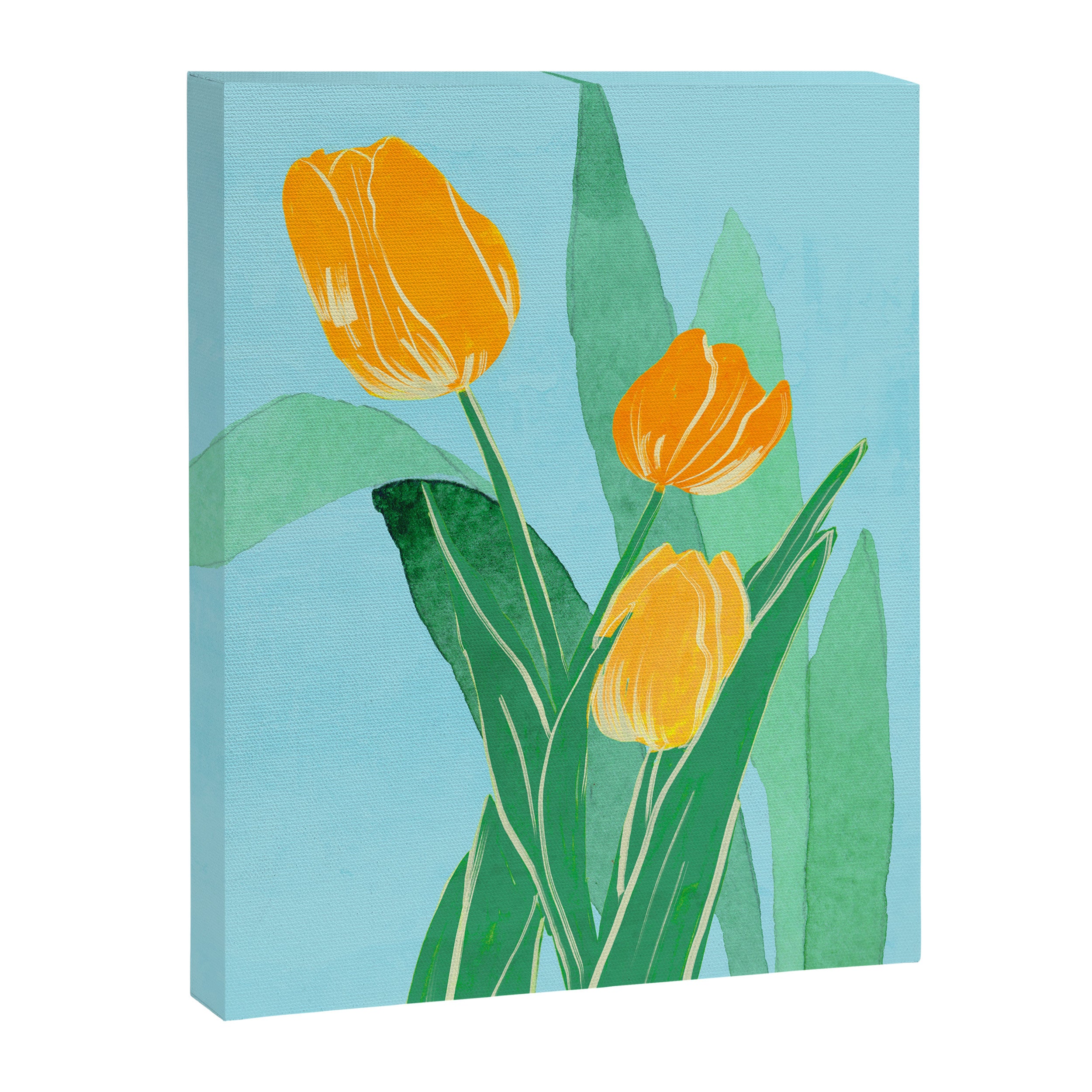 Modern Art Flowers 20 Canvas Print Gallery Image 6