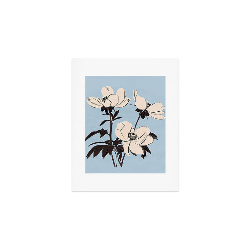 Modern Art Flowers 7 Art Print Gallery Image 1