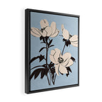 Modern Art Flowers 7 Framed Canvas Print Gallery Image 2