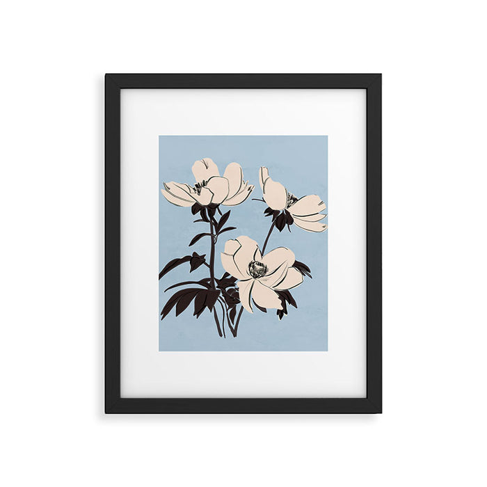 Modern Art Flowers 7 Framed Art Print Gallery Image 1