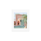 Moroccan Pool Art Print Gallery Image 1