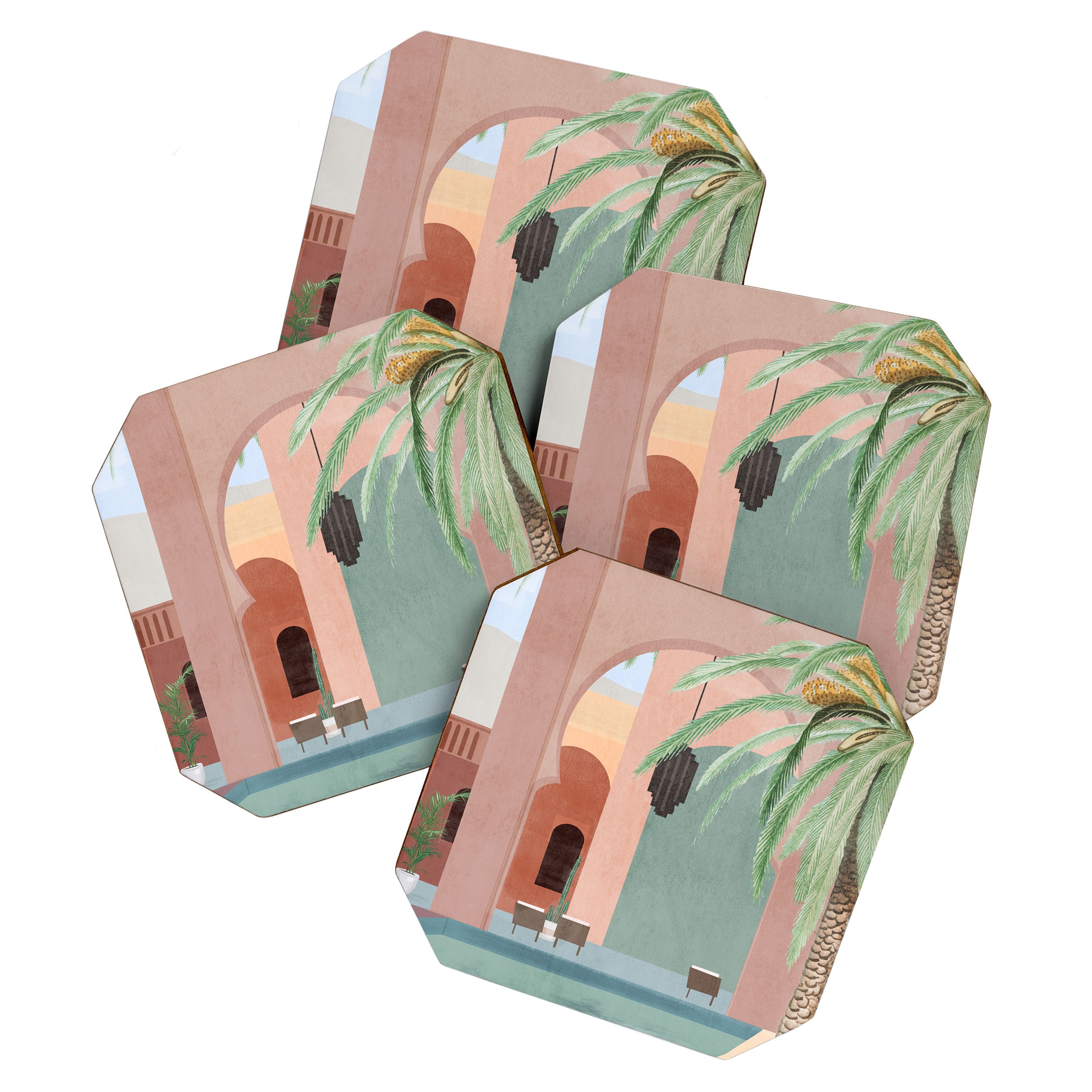 Moroccan Pool Coaster Gallery Image 1