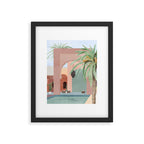 Moroccan Pool Framed Art Print Gallery Image 5