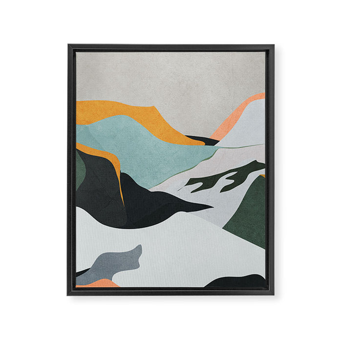 mountains Framed Canvas Print Gallery Image 1