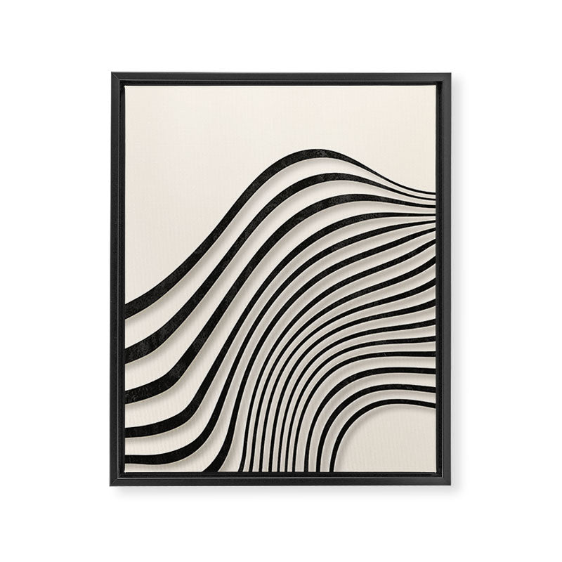Movement of Lines 6 Framed Canvas Print Gallery Image 8