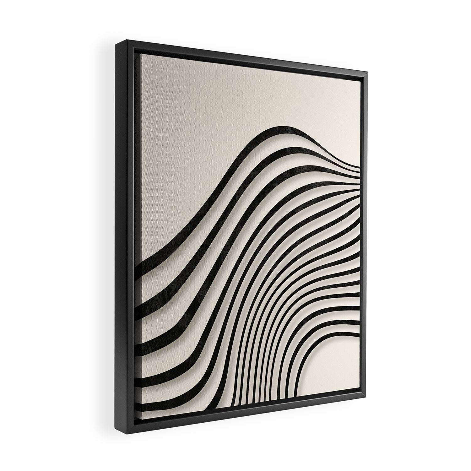 Movement of Lines 6 Framed Canvas Print Gallery Image 2