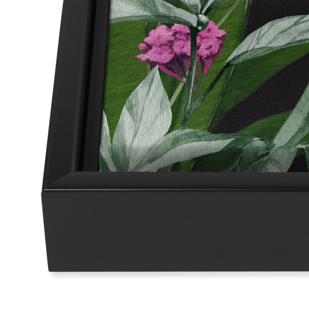 Night Garden Framed Canvas Print Gallery Image 3
