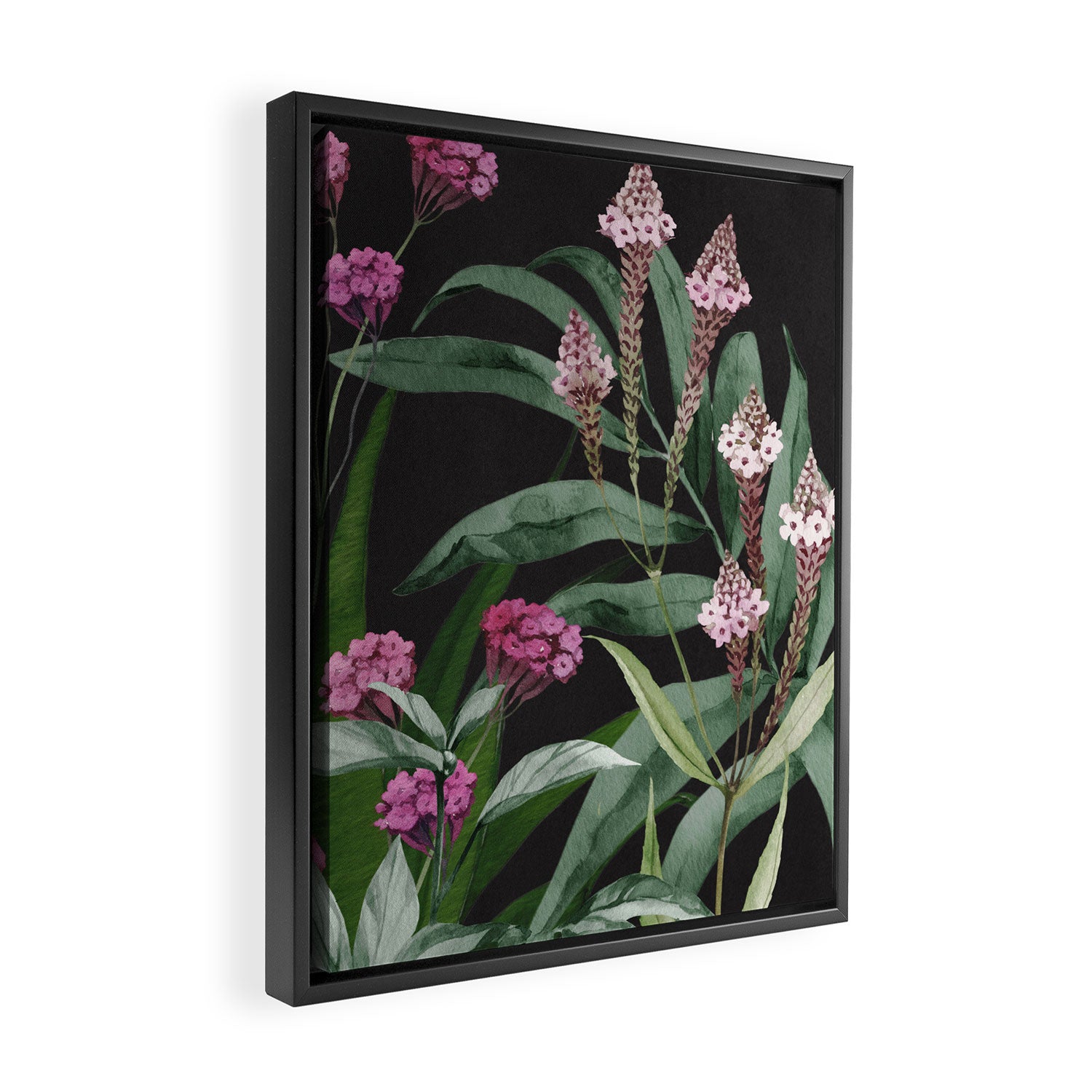 Night Garden Framed Canvas Print Gallery Image 2
