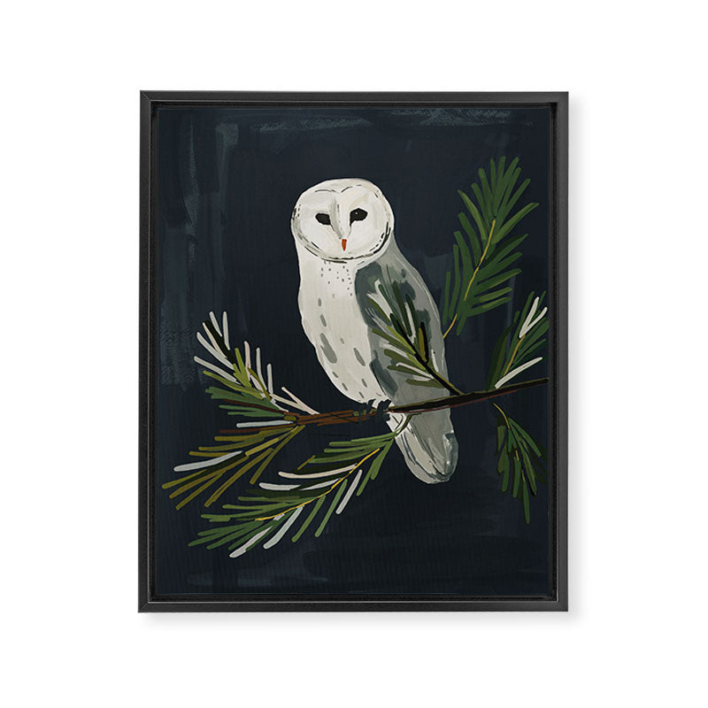 Night Owl Framed Canvas Print Gallery Image 6