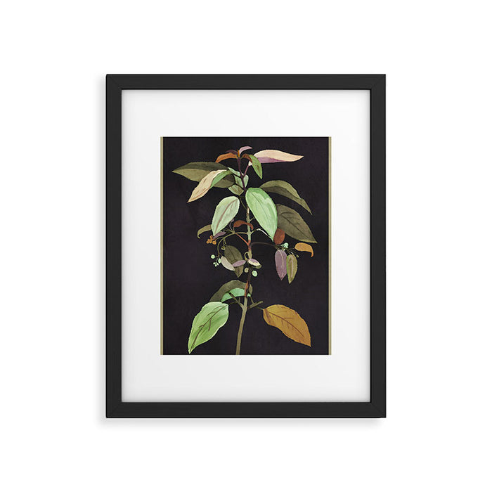 Night Plant Framed Art Print Gallery Image 1