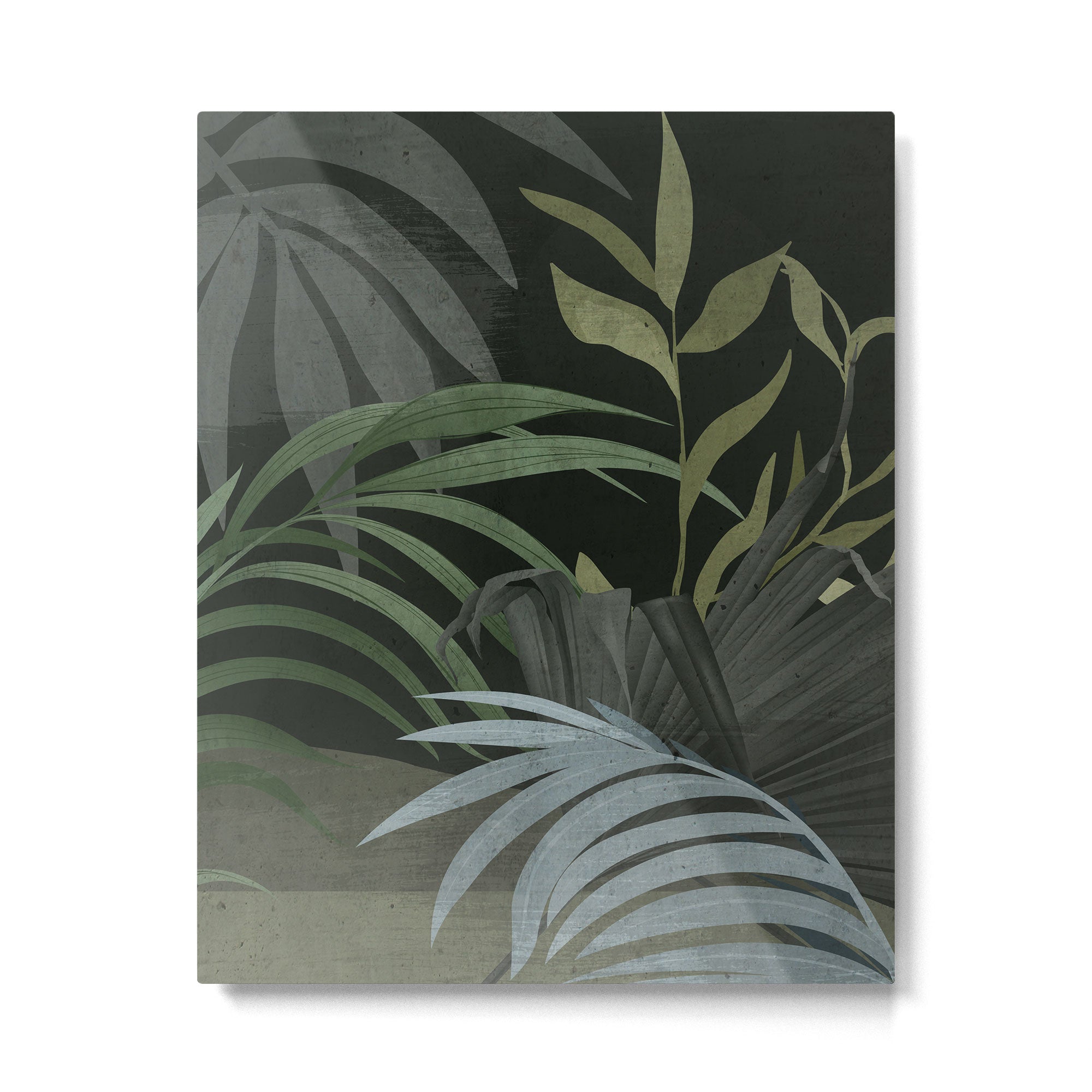 Night Tropical Jungle Metal Print Gallery Image 4