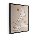 Nude 2 Framed Canvas Print Gallery Image 2