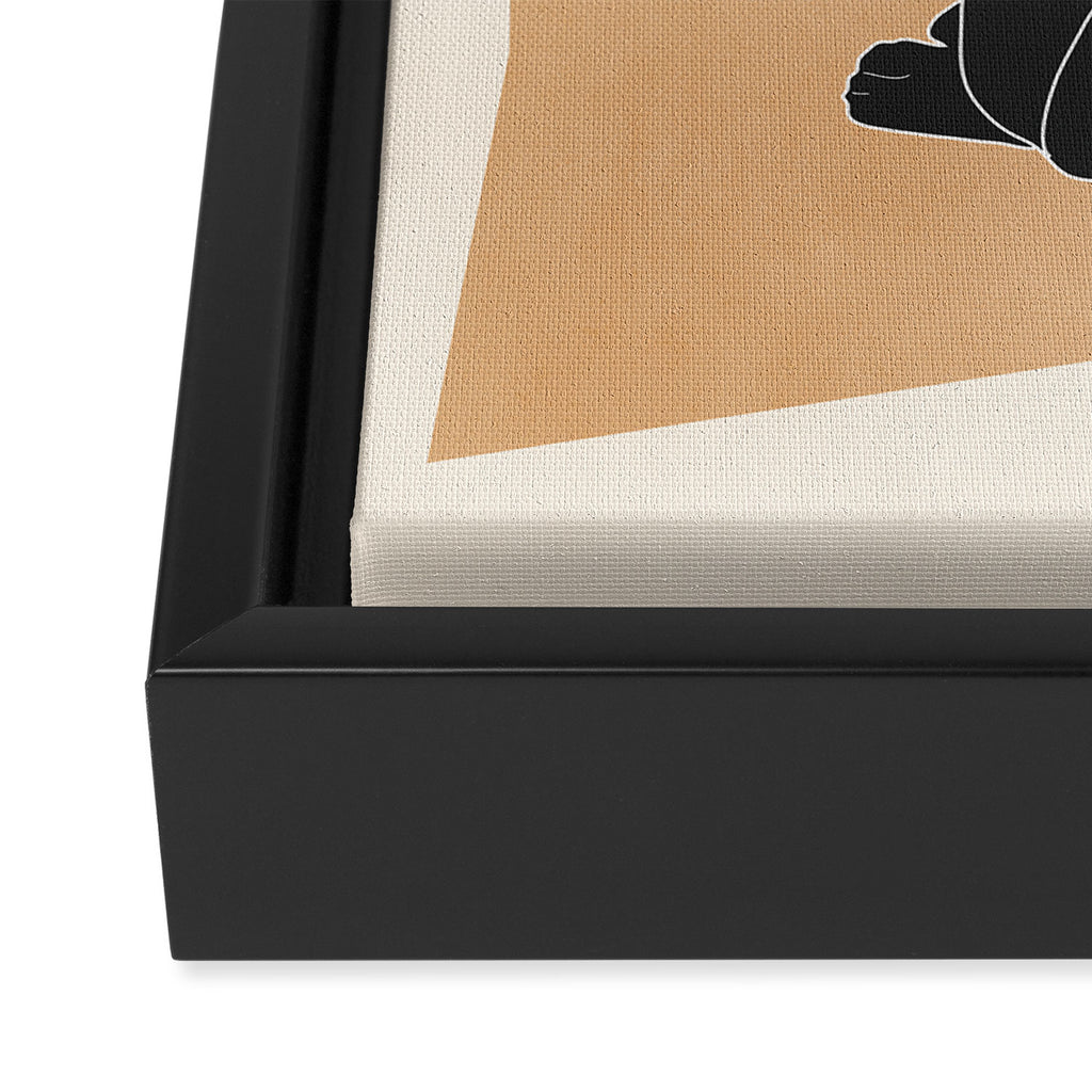 Nude Framed Canvas Print Gallery Image 3