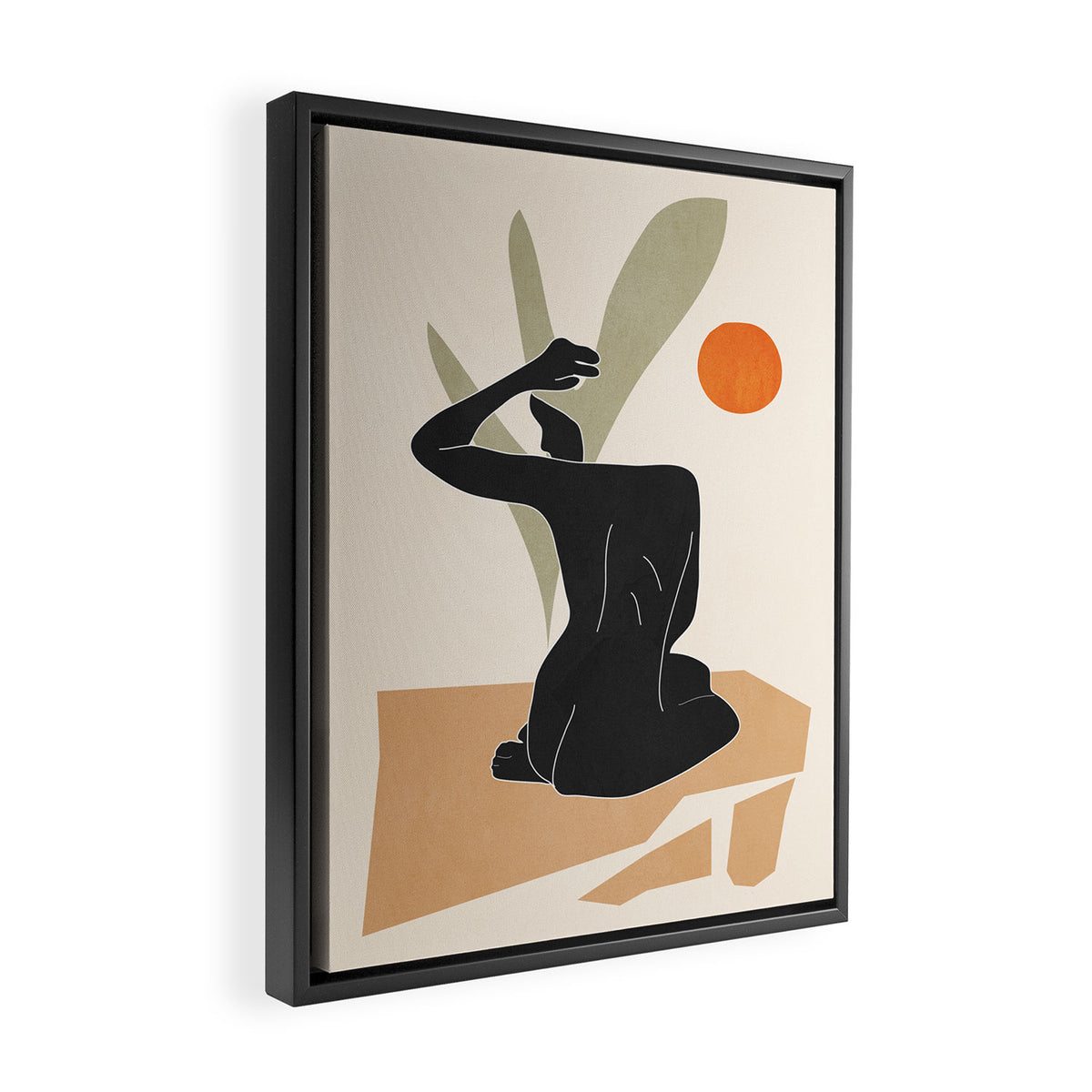 Nude Framed Canvas Print Gallery Image 2