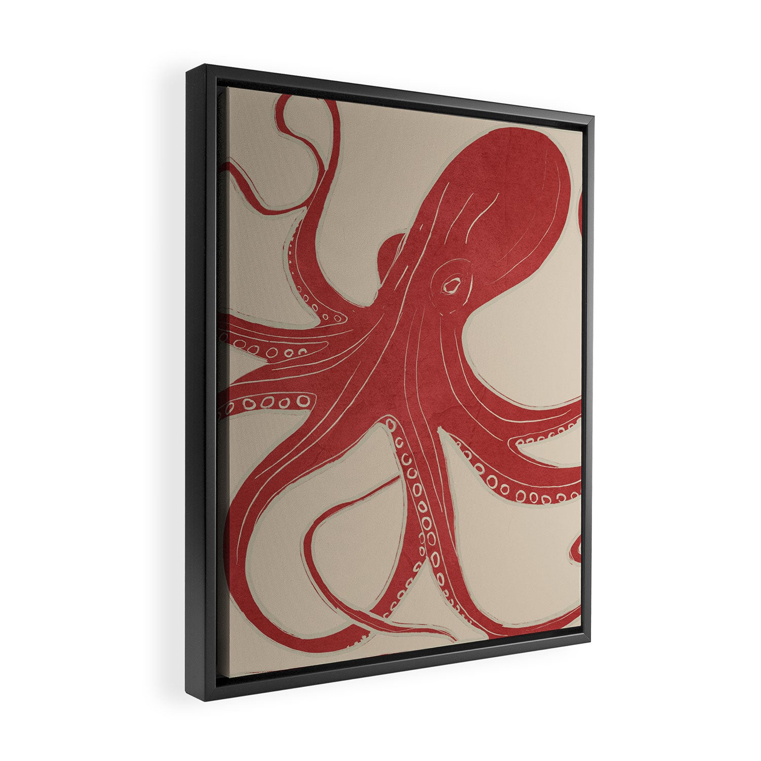 OCTOPUS 3 Framed Canvas Print Gallery Image 2