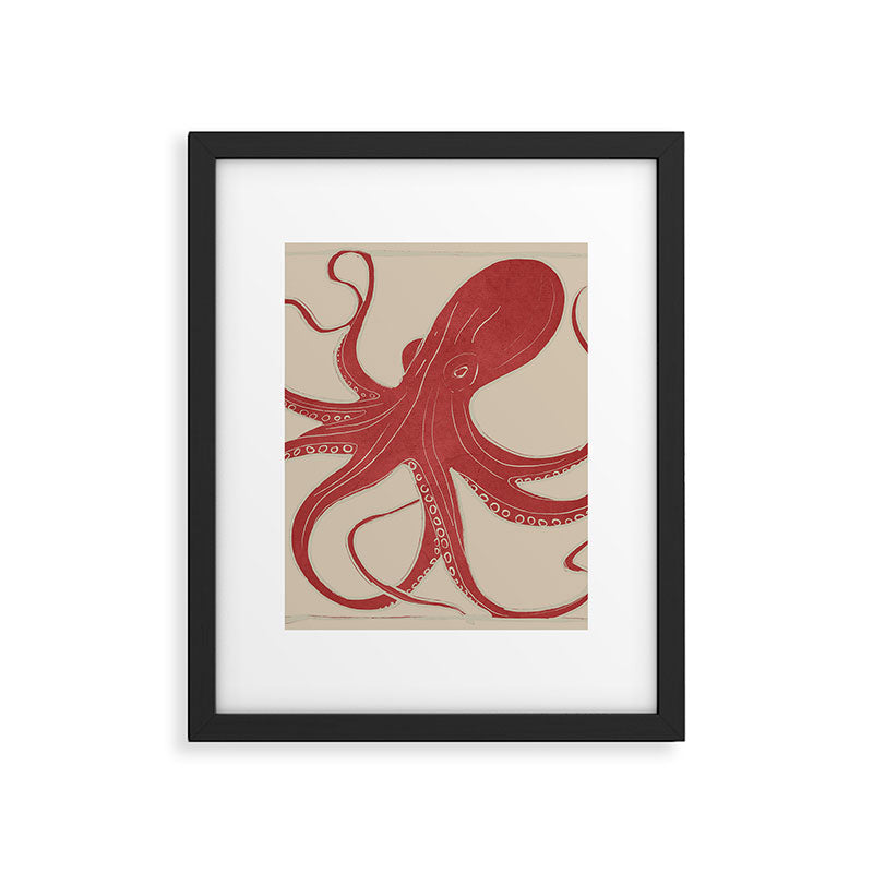 OCTOPUS 3 Framed Art Print Gallery Image 6