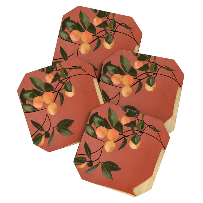 Oranges 4 Coaster Gallery Image 1