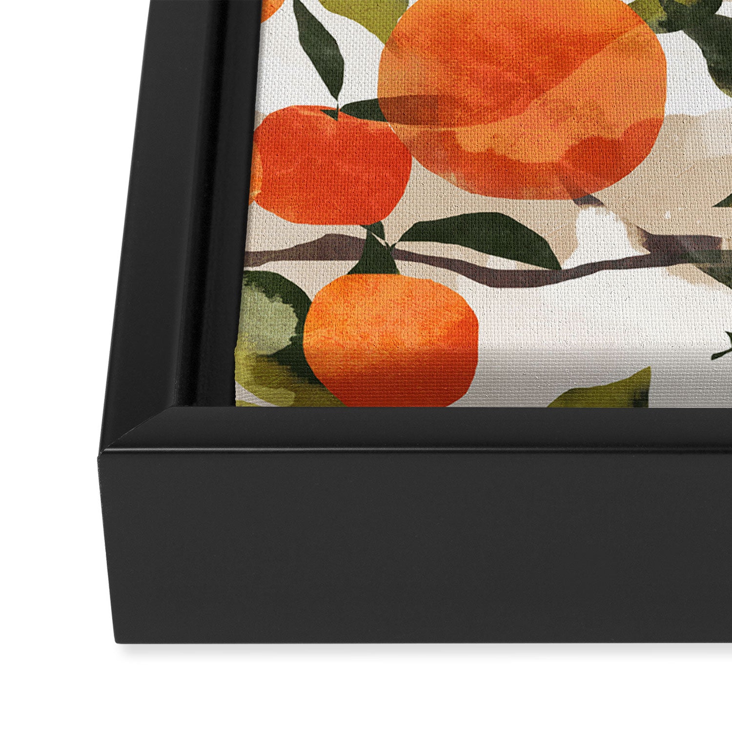 Oranges Framed Canvas Print Gallery Image 3