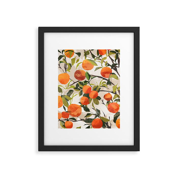 Oranges Framed Art Print Gallery Image 1
