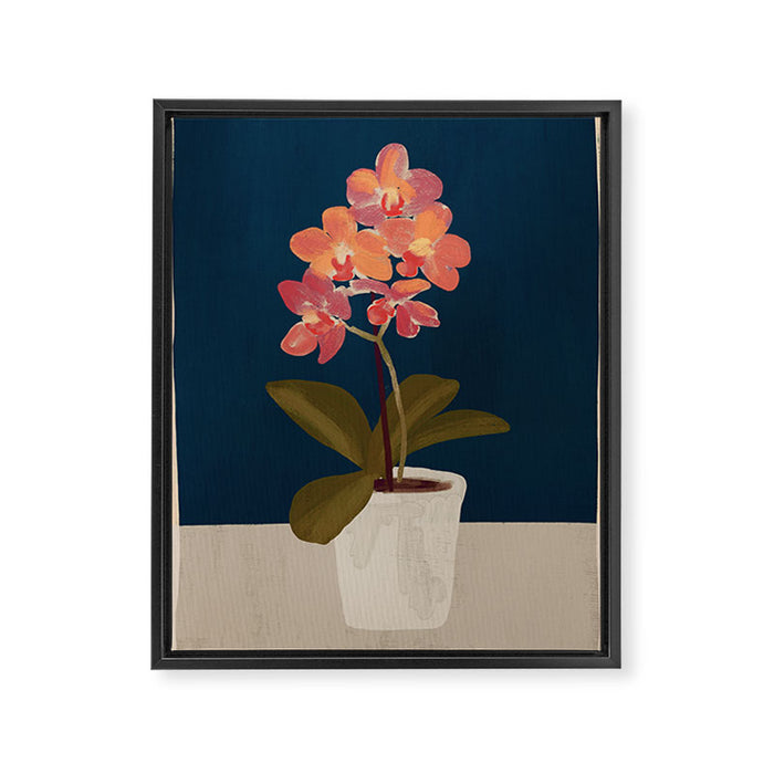 Orchid Framed Canvas Print Gallery Image 1