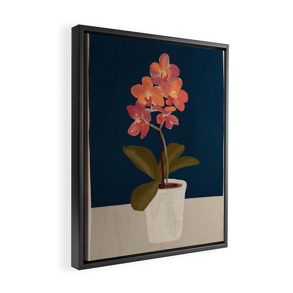 Orchid Framed Canvas Print Gallery Image 2