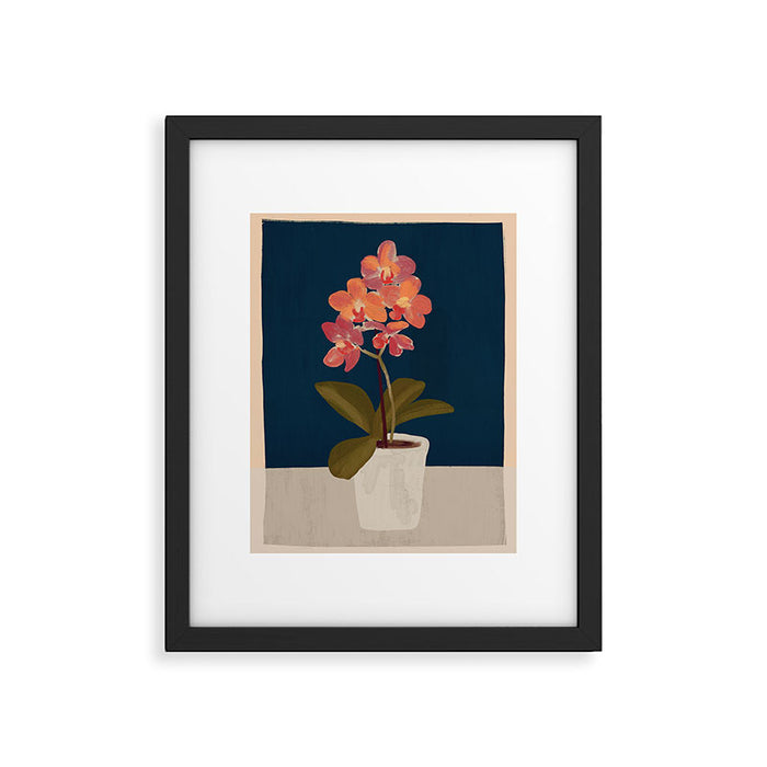 Orchid Framed Art Print Gallery Image 1