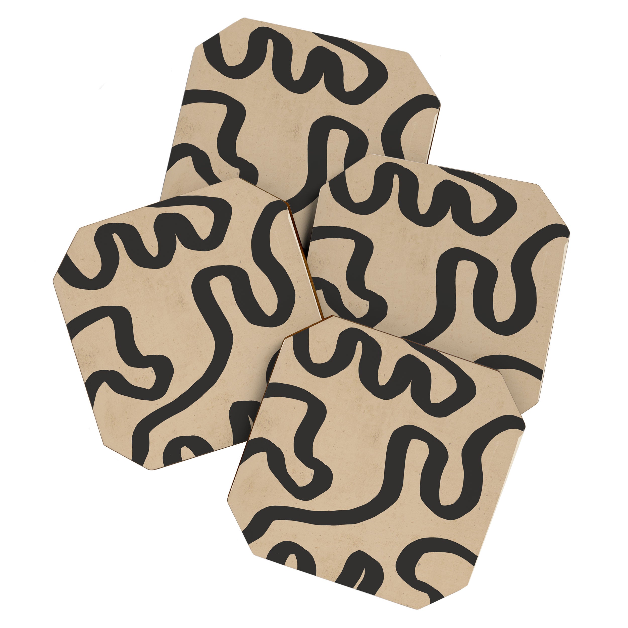 Organic Flow II Coaster Gallery Image 1