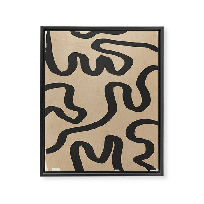 Organic Flow II Framed Canvas Print Gallery Image 1