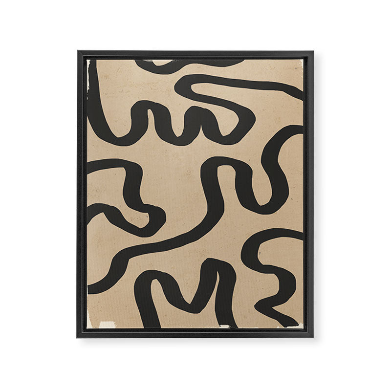 Organic Flow II Framed Canvas Print Gallery Image 6