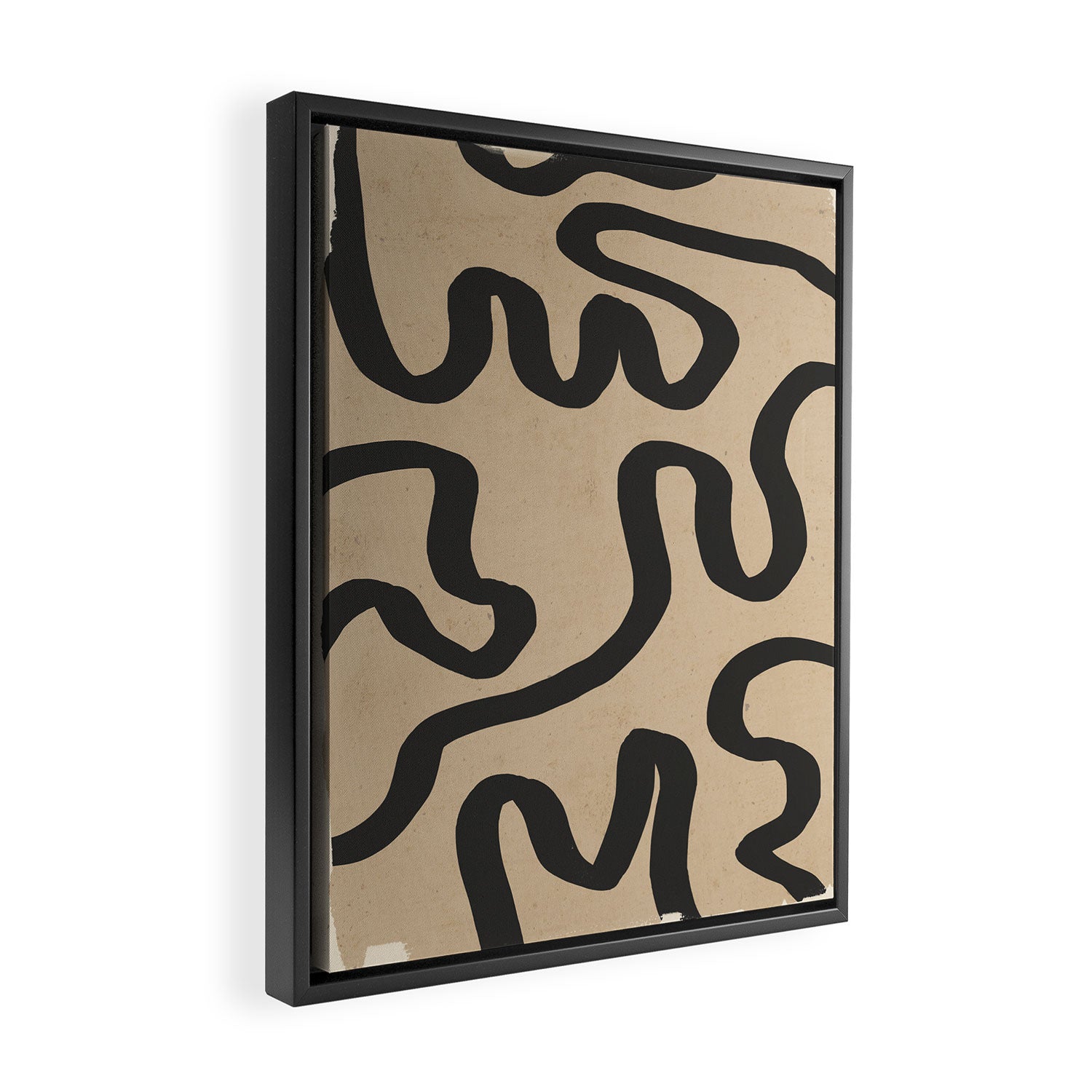 Organic Flow II Framed Canvas Print Gallery Image 2