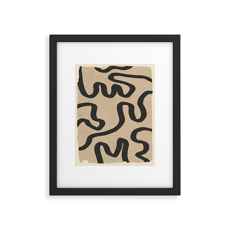 Organic Flow II Framed Art Print Gallery Image 4