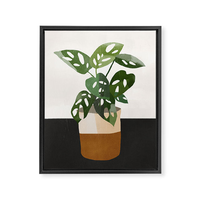 Plant 11 Framed Canvas Print Gallery Image 1