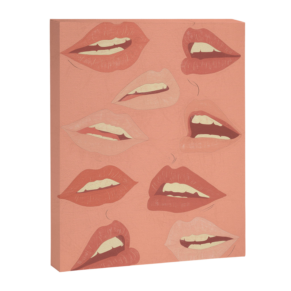 Playful Lips 2 Canvas Print Gallery Image 6