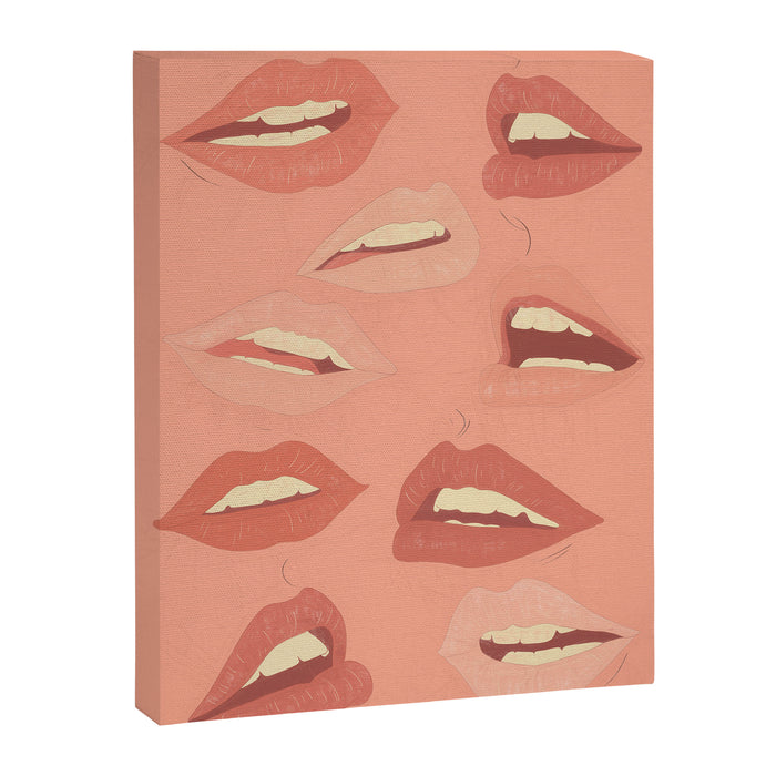 Playful Lips 2 Canvas Print Gallery Image 1
