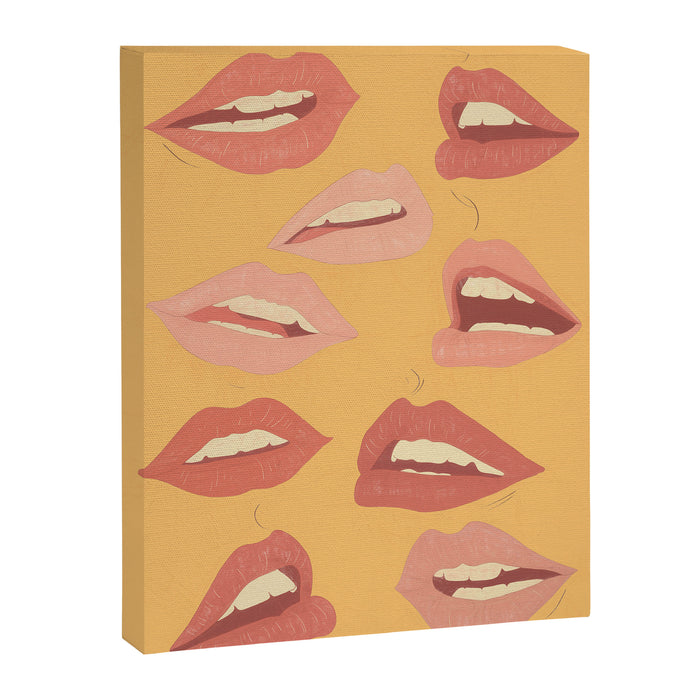 Playful Lips Canvas Print Gallery Image 1