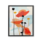 Poppy Framed Canvas Print Gallery Image 6