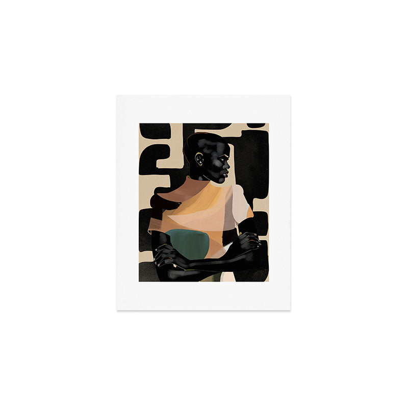 Portrait in Form Art Print Gallery Image 1