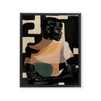 Portrait in Form Framed Canvas Print Gallery Image 6