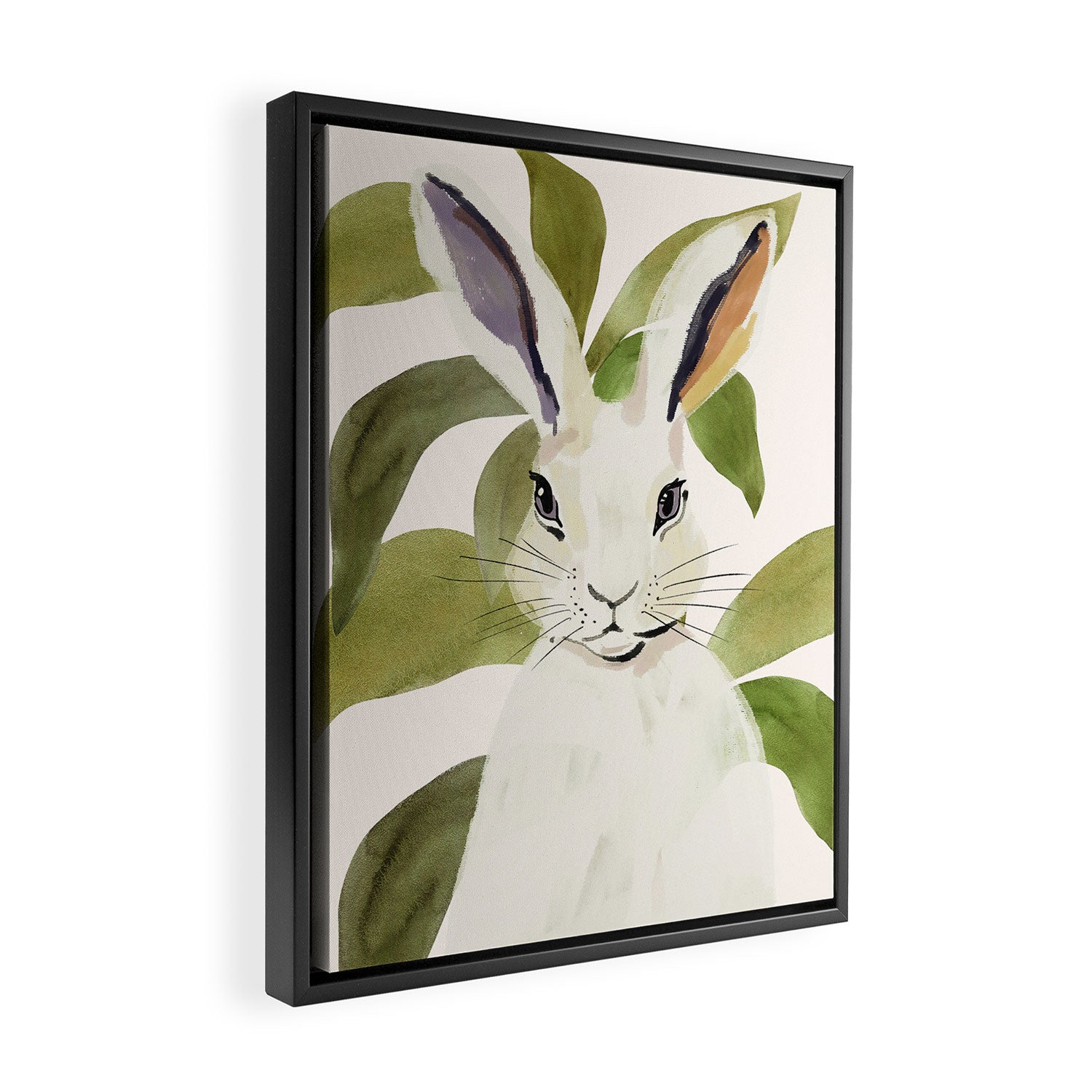 Rabbit 6 Framed Canvas Print Gallery Image 2