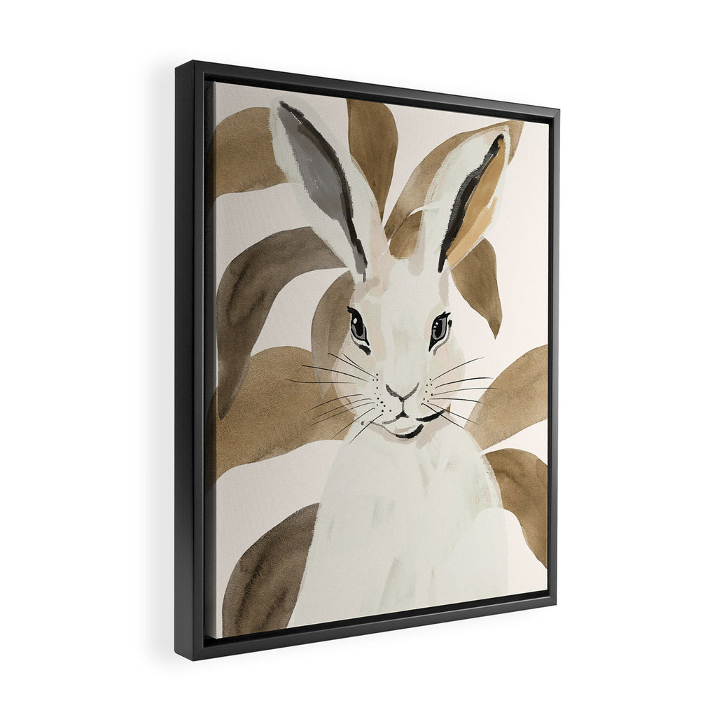 Rabbit 7 Framed Canvas Print Gallery Image 2