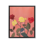 Red and Yellow Roses Framed Canvas Print Gallery Image 6