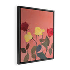 Red and Yellow Roses Framed Canvas Print Gallery Image 2