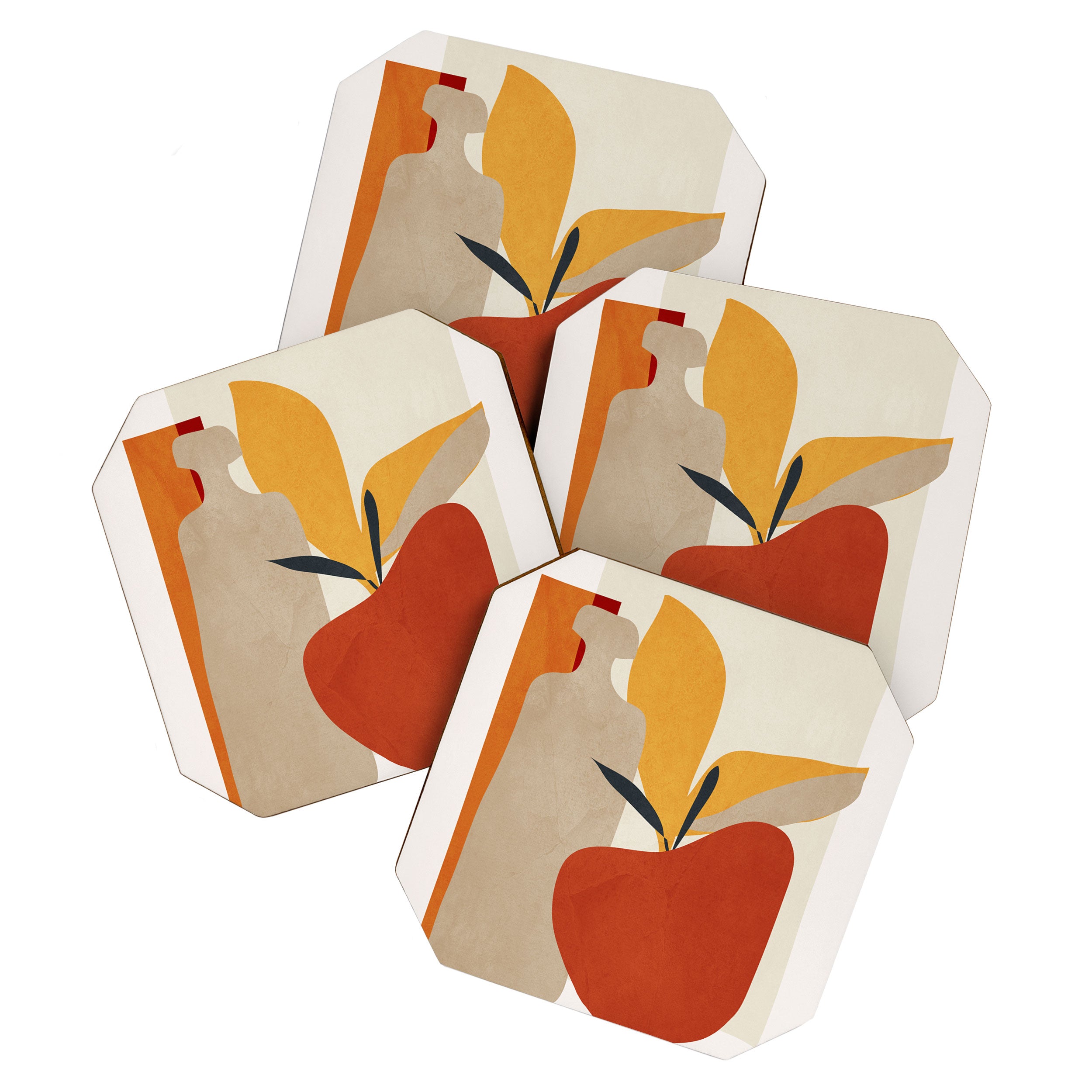 Red Apple Coaster Gallery Image 1