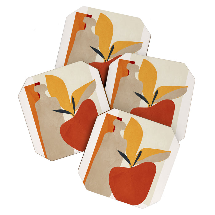 Red Apple Coaster Gallery Image 1