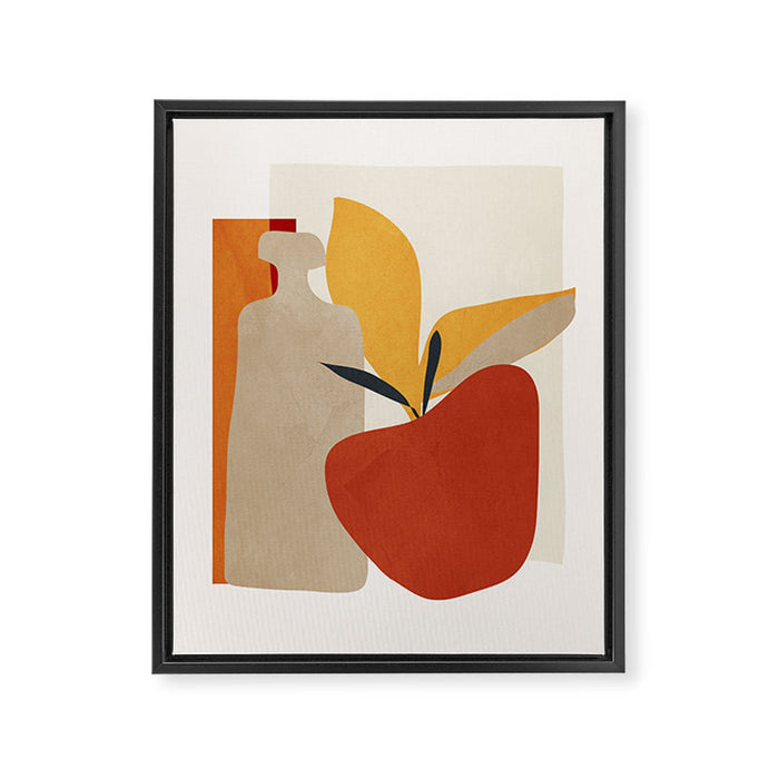 Red Apple Framed Canvas Print Gallery Image 1