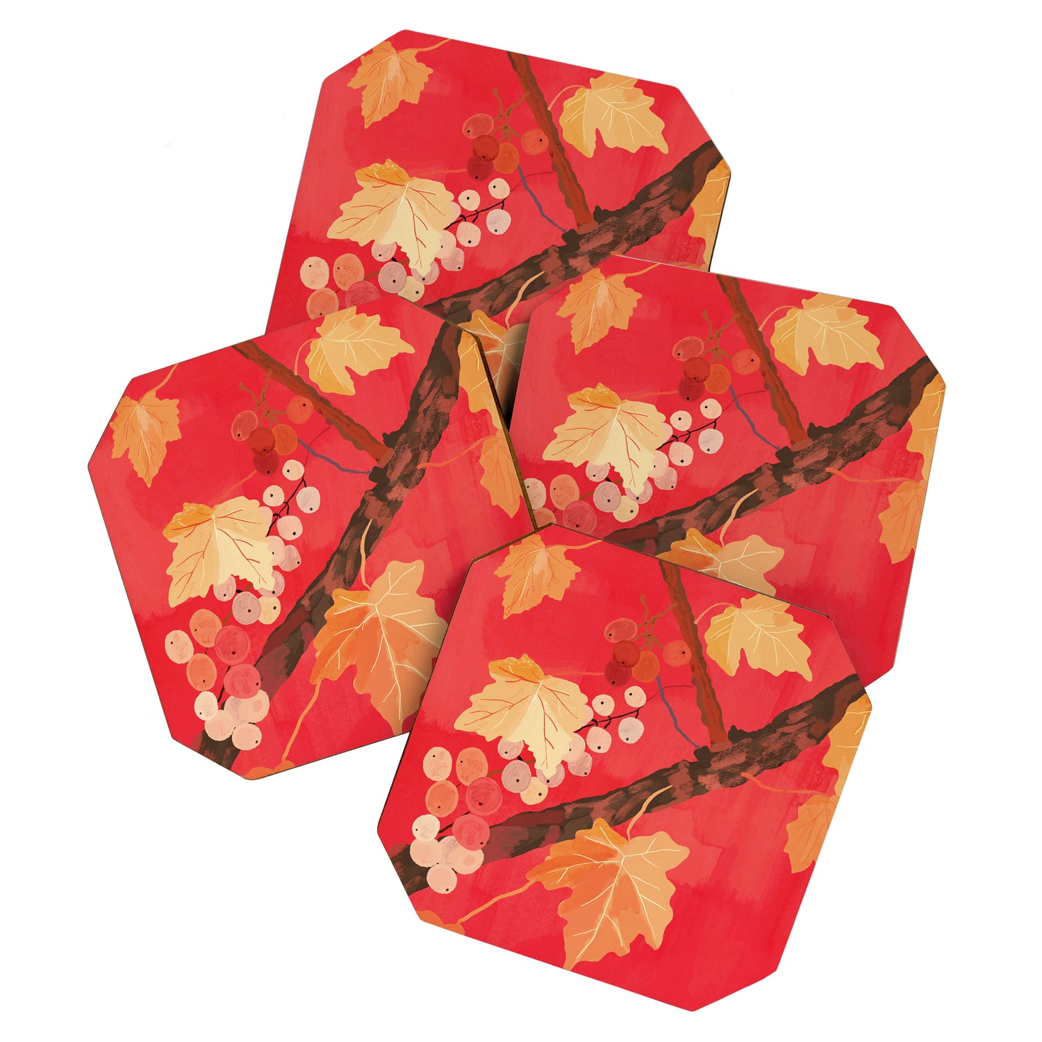 Red Grapevine Coaster Gallery Image 1