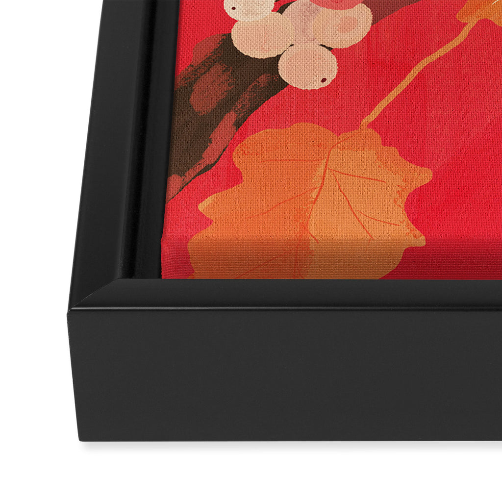 Red Grapevine Framed Canvas Print Gallery Image 3